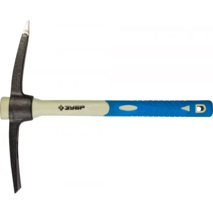 Кирка ЗУБР кованая, с обратной двухкомпонентной фиберглассовой рукояткой, 600г 20175-06 купить в Тобольске
