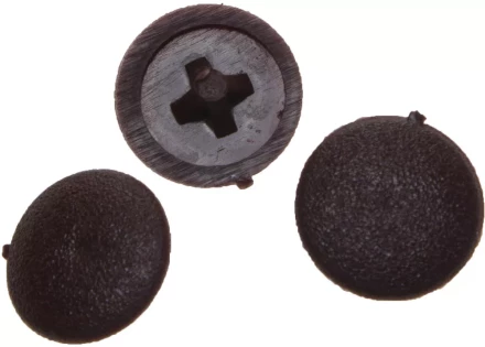 Заглушка декоративная ЗУБР под шуруп, цвет кр-дерево, шлиц №2, ТФ6, 40шт 4-308156-5 купить в Тобольске