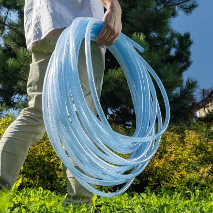 Шланг поливочный прозрачный армированный Palisad 3-х слойный, 1/2&quot;, 25 м 67361 купить в Тобольске