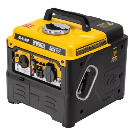Генератор инверторный DENZEL GS-1100iF 94706, 1,1 кВт, 230 В, ручной старт купить в Тобольске