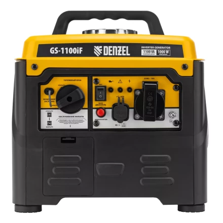 Генератор инверторный DENZEL GS-1100iF 94706, 1,1 кВт, 230 В, ручной старт купить в Тобольске
