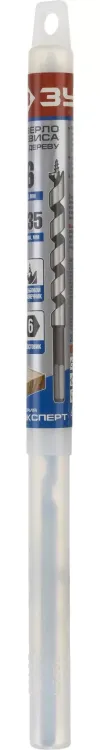 ЗУБР. Сверло по дереву, спираль Левиса, HEX хвостовик, 6х235мм 2948-235-06_z01 купить в Тобольске