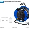Удлинитель на катушке "ПВС 315", 30 м, 3500 Вт, 4 гнезда, IP44, ПВС 3х1,5 кв мм, ЗУБР 55081-30 купить в Тобольске