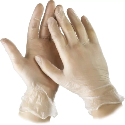Перчатки STAYER &quot;MASTER&quot; виниловые экстратонкие, L, 10шт 11208-L купить в Тобольске