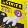 Перчатки STAYER "MASTER" виниловые экстратонкие, L, 10шт 11208-L купить в Тобольске