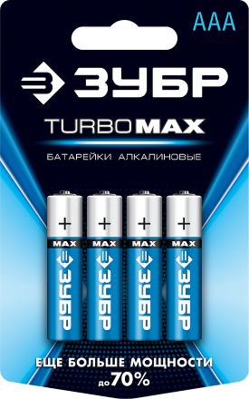 Батарейки TURBO MAX алкалиновые AAA 15В серия Без серии купить в Тобольске