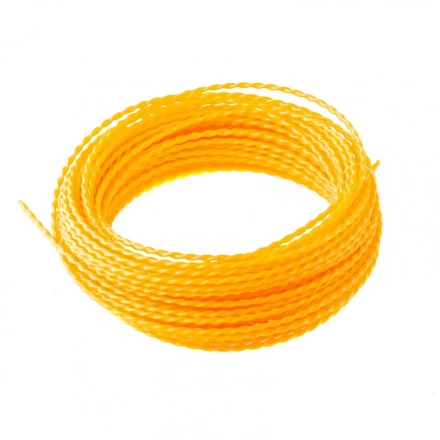 Леска для триммера овальная витая 2,0 мм х 15 м блистер Россия Denzel 96136 купить в Тобольске