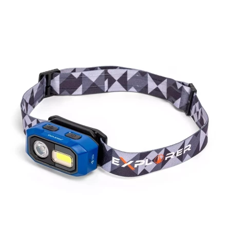 Фонарик налобный светодиодный со встроенным аккумулятором КВТ HL-6567 (88899) купить в Тобольске