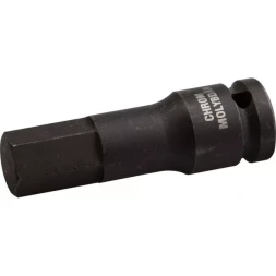 Торцовая головка KRAFTOOL &quot;INDUSTRIE QUALITAT&quot; ударная (1/2&quot;), HEX, Cr-Mo, фосфатированная, H14 27950-14_z01