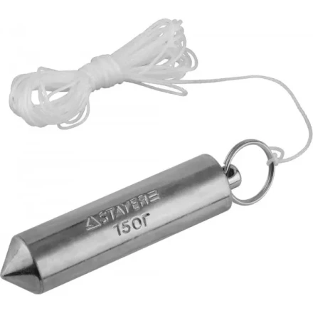 Отвес STAYER &quot;MASTER&quot; строительный со шнуром, 150г 0635-15_z01 купить в Тобольске