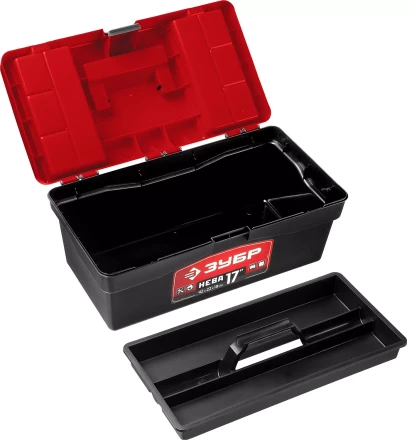 Ящик для инструмента &quot;НЕВА-17&quot; пластиковый, ЗУБР 38323-17 купить в Тобольске