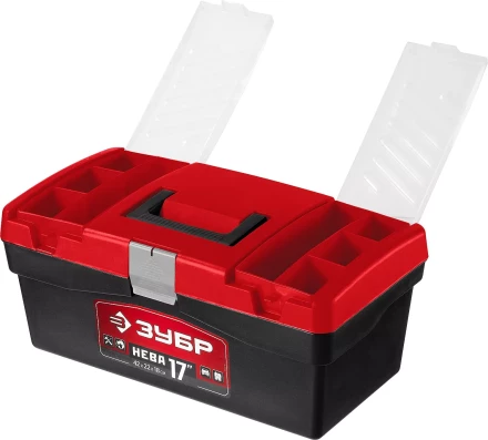Ящик для инструмента &quot;НЕВА-17&quot; пластиковый, ЗУБР 38323-17 купить в Тобольске