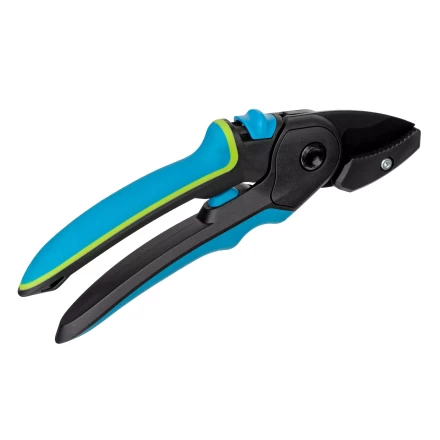 Секатор с наковальней Palisad, 220 мм, регулировка захвата, трехкомпонентные рукоятки, Luxe, 604805 купить в Тобольске