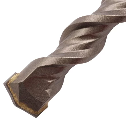 Бур по бетону Denzel, 16 x 260 мм, двойная спираль, три пылеотводящие кромки, 705038 купить в Тобольске