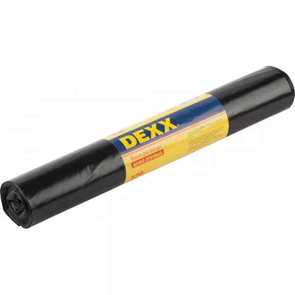 Мешки для мусора DEXX, черные, 120л, 10шт 39151-120 купить в Тобольске