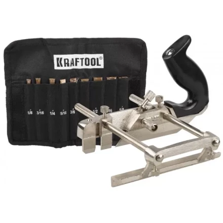 Рубанок KRAFTOOL &quot;EXPERT&quot; металлический для специальных работ, модель &quot;A52&quot;, 9 ножей в комплекте, 210мм 1-18541-H9_z01 купить в Тобольске