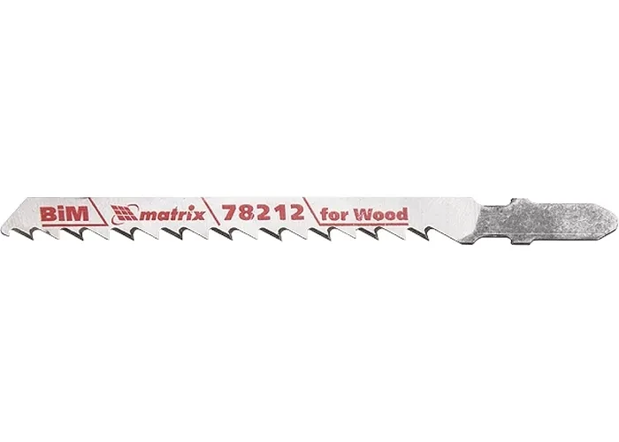 Полотна для электролобзика по дереву 3 шт T101DF 75 x 4мм Bimetal MATRIX Professional 78212 купить в Тобольске
