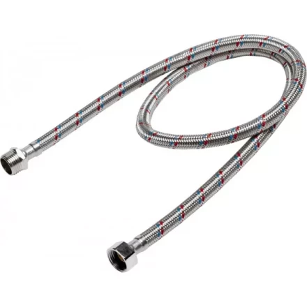 Подводка гибкая STAYER для воды, оплетка из нержавеющей стали, г/ш 1/2&quot; - 1м 51015-G/S-100 купить в Тобольске