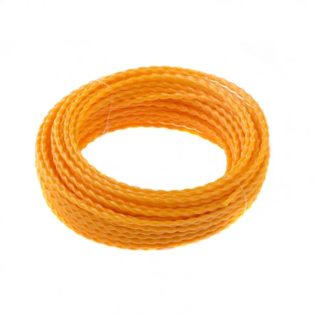 Леска для триммера овальная витая 2,4 мм х 15 м блистер Россия Denzel 96137 купить в Тобольске