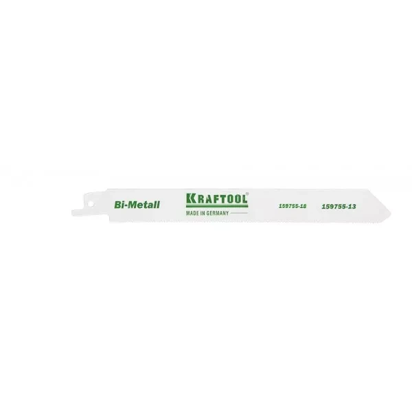 Полотно KRAFTOOL "INDUSTRIE QUALITAT", S922EF, для эл/ножовки, Bi-Metall, по металлу, шаг 1,4мм, 130мм 159755-13 купить в Тобольске