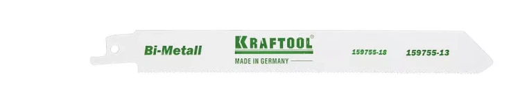 Полотно KRAFTOOL "INDUSTRIE QUALITAT", S922EF, для эл/ножовки, Bi-Metall, по металлу, шаг 1,4мм, 130мм 159755-13 купить в Тобольске