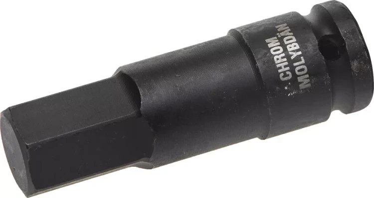 Торцовая головка KRAFTOOL "INDUSTRIE QUALITAT" ударная (1/2"), HEX, Cr-Mo, фосфатированная, H19 27950-19_z01 купить в Тобольске