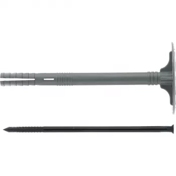 Дюбель Гриб для крепления утеплителя 100 мм 450 штук Сибртех 46043 купить в Тобольске