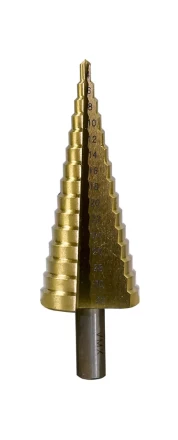 Сверло для металла ступенчатое 4-32мм 15 ступ шаг 2 ход 5 VMX 511632 купить в Тобольске