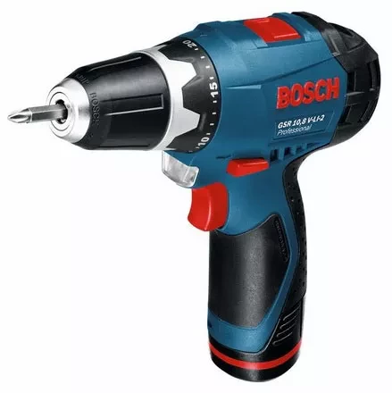 Дрель-шуруповерт аккумуляторная BOSCH GSR 10,8-2-LI (0.601.868.109) в кейсе купить в Тобольске