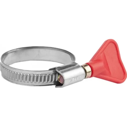 Хомуты ЗУБР &quot;ЭКСПЕРТ&quot; &quot;Бабочка&quot;, нерж. сталь, накатная лента 9 мм, 25-40 мм, 2 шт 37835-25-40 купить в Тобольске