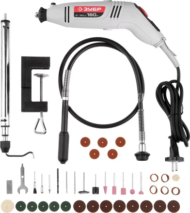 Гравер электрический + насадки ЗГ-160ЭК серия МАСТЕР купить в Тобольске