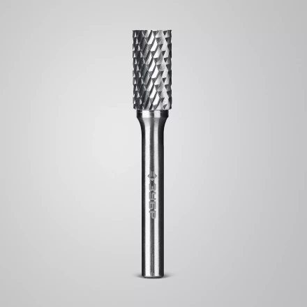 Зубр Твердосплавная борфреза А - цилиндр с гладким торцом, 10 х 20 мм (28800-10-20) купить в Тобольске