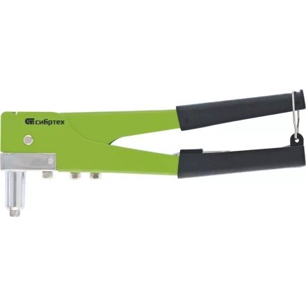 Заклепочник 270 мм переставной 0-90 градусов заклепки 2,4-3,2-4,0-4,8 мм СИБРТЕХ 40543 купить в Тобольске