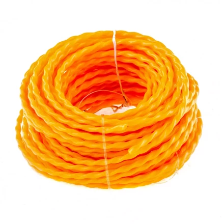 Леска для триммера овальная витая 3,0 мм х 10 м блистер Россия Denzel 96138 купить в Тобольске