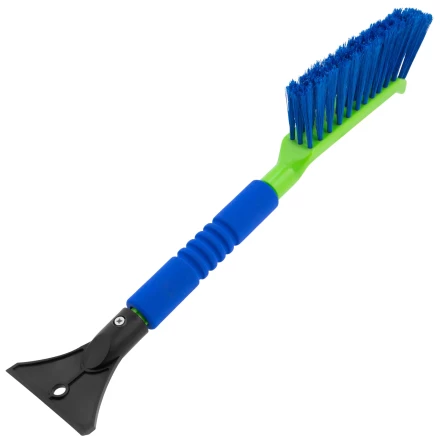 Щетка-сметка для снега со скребком, мягкая рукоятка, 425 мм Сибртех 55315 купить в Тобольске