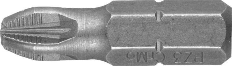 ЗУБР 2 шт, PZ3, 25 мм, кованые биты (26003-3-25-2) купить в Тобольске