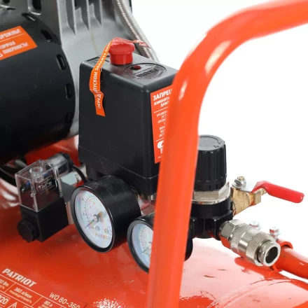 Компрессор поршневой безмасляный PATRIOT WO 80-360 купить в Тобольске