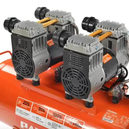 Компрессор поршневой безмасляный PATRIOT WO 80-360 купить в Тобольске