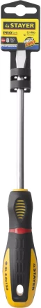 Отвертка STAYER &quot;PROFI&quot; &quot;PROTech&quot;, двухкомп рукоятка, намагниченная, Cr-Mo, SL8,0x150мм 25131-08-15_z02 купить в Тобольске
