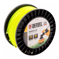 Леска для триммера круглая Denzel, 3,0мм х 123м, на DIN катушке FLEX CORD, 96282
