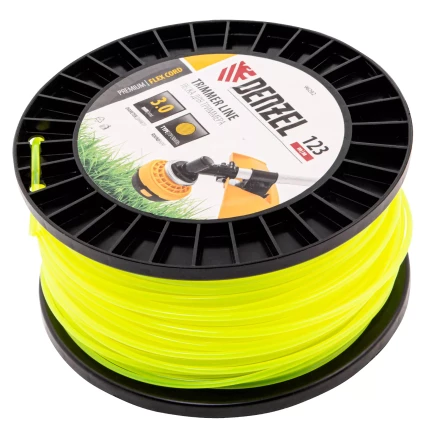Леска для триммера круглая Denzel, 3,0мм х 123м, на DIN катушке FLEX CORD, 96282 купить в Тобольске