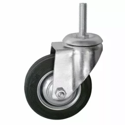 Колесо поворотное SCt 97 85 мм резина с болтом (F) 1046155