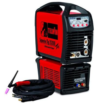 Сварочный аппарат Telwin SUPERIOR TIG 252 AC/DC HF/LIFT VRD AQUA  TIG ACC