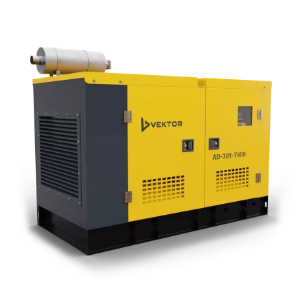 Дизельный генератор Vektor AD-30Y-T400 в шумозащитном кожухе с АВР купить в Тобольске