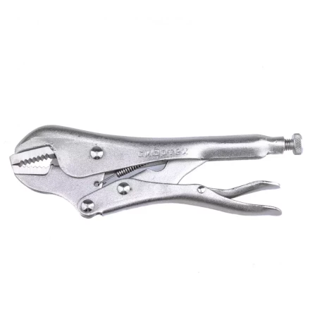 Зажим ручной усиленный плоский захват 180 мм Сибртех 18427 купить в Тобольске