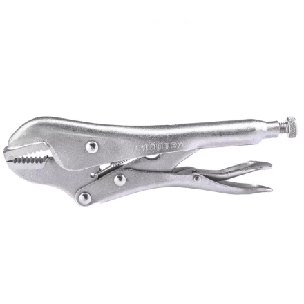Зажим ручной усиленный плоский захват 180 мм Сибртех 18427 купить в Тобольске