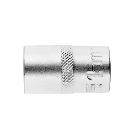 Головка торцевая 15 мм двенадцатигранная CrV под квадрат 1/2 хромированная Stels 13660 купить в Тобольске