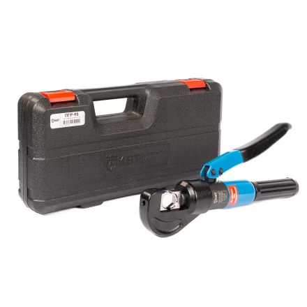 Пресс гидравлический ручной КВТ ПГР-95 для опрессовки наконечников до 95 мм (91809) купить в Тобольске