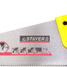 Ножовка многоцелевая (пила) STAYER TOOLBOX 350 мм, 11 TPI, мелкий прямой закаленный зуб, точный рез 2-15091-45 купить в Тобольске