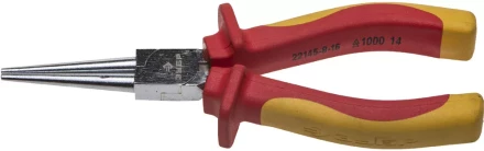 Круглогубцы ЗУБР &quot;ПРОФЕССИОНАЛ&quot; &quot;ПРОФИЭЛЕКТРИК&quot;, диэлектрические, двухкомпонентная рукоятка, до ~1000В, 160мм 22145-8-16 купить в Тобольске